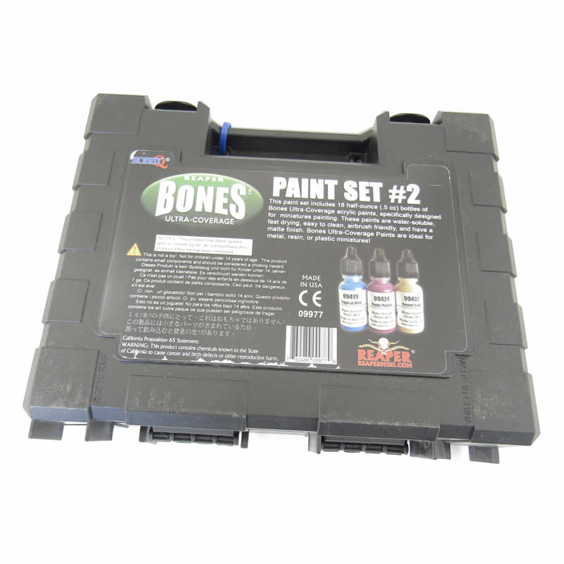 RPR09977 Master Series Bones Ultra-Coverage Acrylic Paint Set 2 Reaper (ONLINE ORDER ONLY)