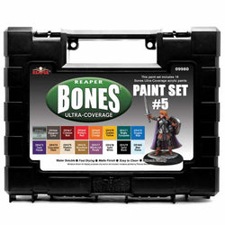 RPR09980 Master Series Bones Ultra-Coverage Acrylic Paint Set 5 Reaper (ONLINE ORDER ONLY)