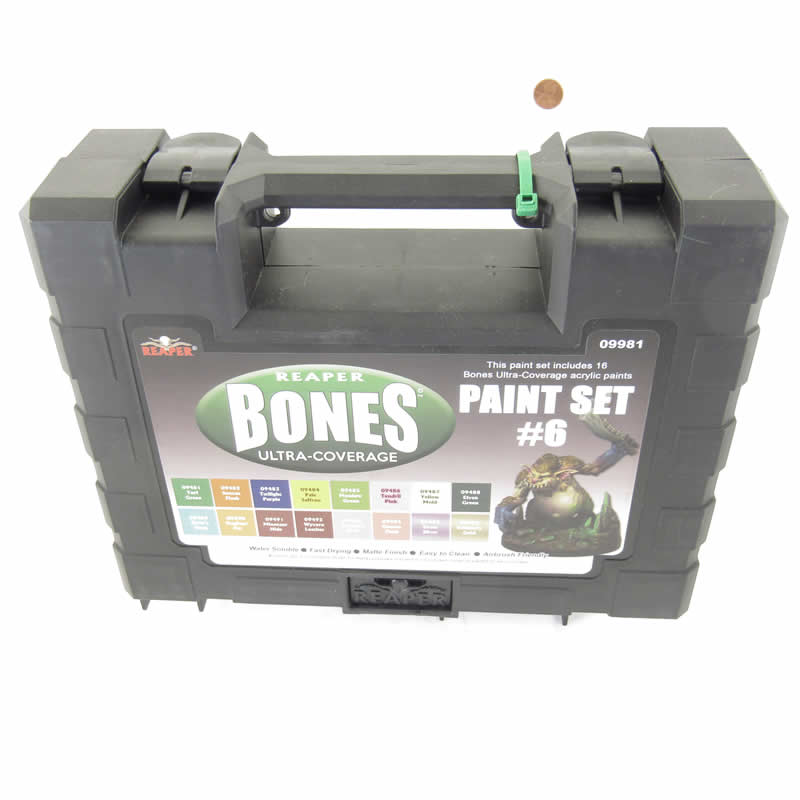 RPR09981 Master Series Bones Ultra-Coverage Acrylic Paint Set 6 Reaper (ONLINE ORDER ONLY)