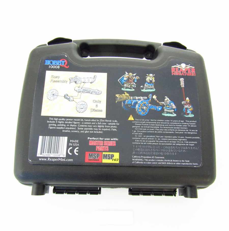 RPR10008 Dwarven War Cannon and Crew Boxed Set of 5 Miniatures (ONLINE ORDER ONLY)