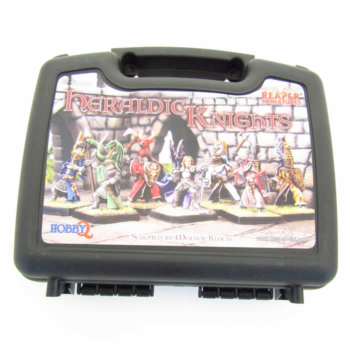 RPR10026 Heraldic Knights Boxed Set of 7 Miniatures Reaper Miniatures (ONLINE ORDER ONLY)