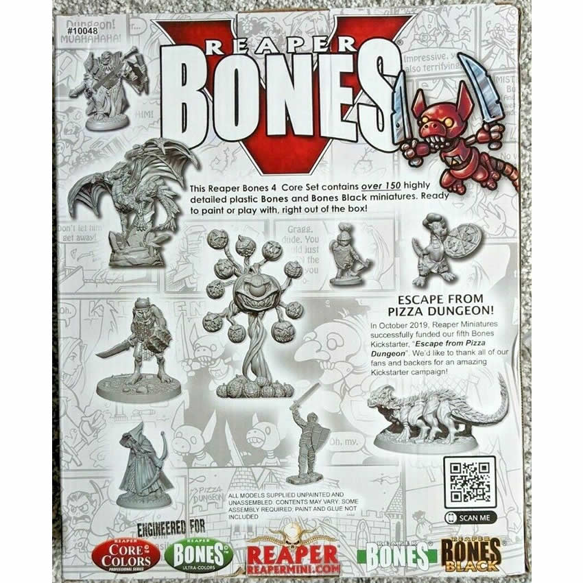 RPR10048 Bones V Core Set Miniature 25mm Heroic Scale Bones Reaper Miniatures (ONLINE ORDER ONLY)