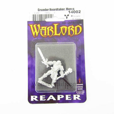 RPR14002 Grundor Hoardtaker Mercenaries Sergeant Miniature (ONLINE ORDER ONLY)