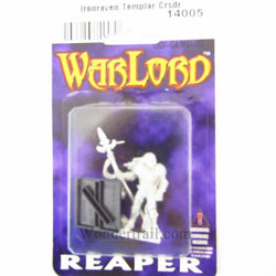RPR14005 Lord Ironraven Crusader Captain Miniature 25mm Heroic Scale (ONLINE ORDER ONLY)