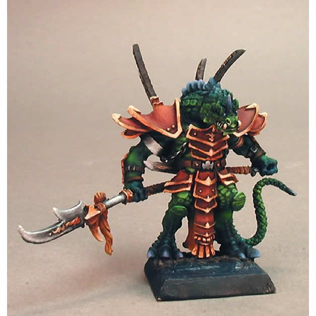 RPR14092 Reptus Warlord Khong Miniature 25mm Heroic Scale Warlord (ONLINE ORDER ONLY)