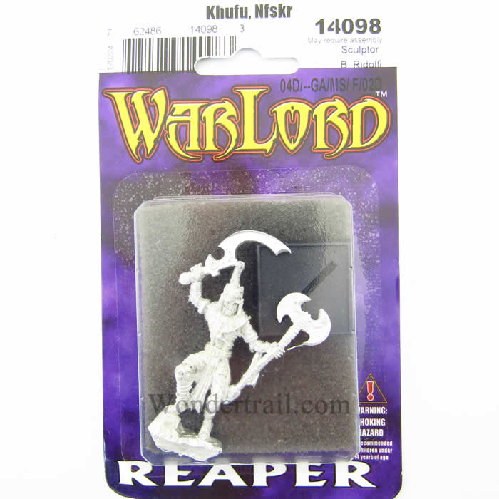 RPR14098 Khufu Nefsokar Warlord Miniature 25mm Heroic Scale Warlord (ONLINE ORDER ONLY)