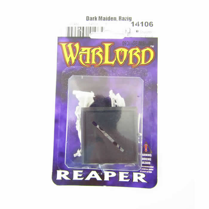 RPR14106 Dark Maiden Razig Solo Miniature 25mm Heroic Scale Warlord (ONLINE ORDER ONLY)