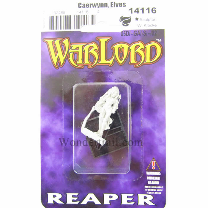 RPR14116 Caerwynn Elven Hero Miniature 25mm Heroic Scale Warlord (ONLINE ORDER ONLY)