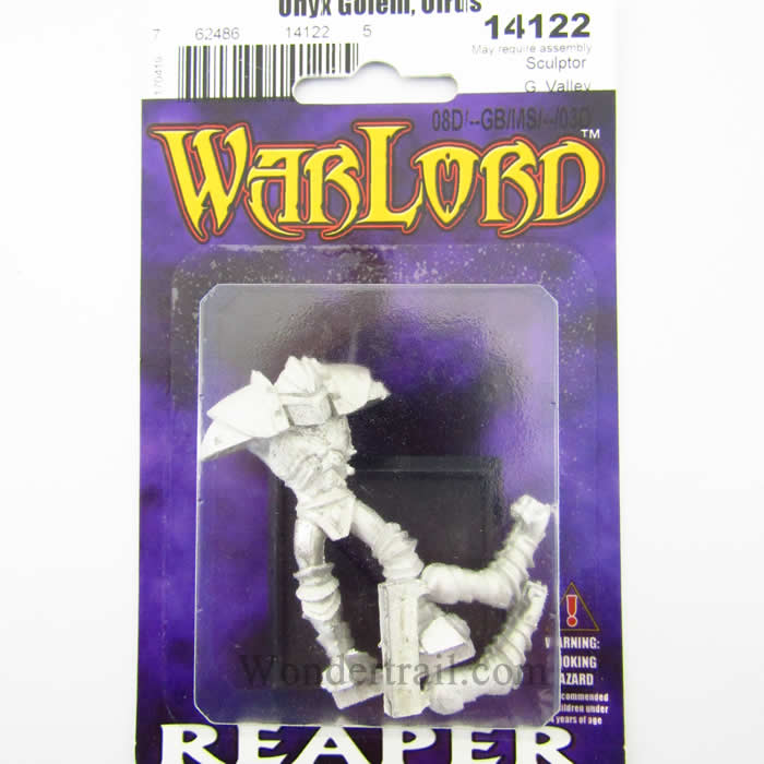 RPR14122 Onyx Golem-Overlords Monster Miniature 25mm Heroic Scale (ONLINE ORDER ONLY)