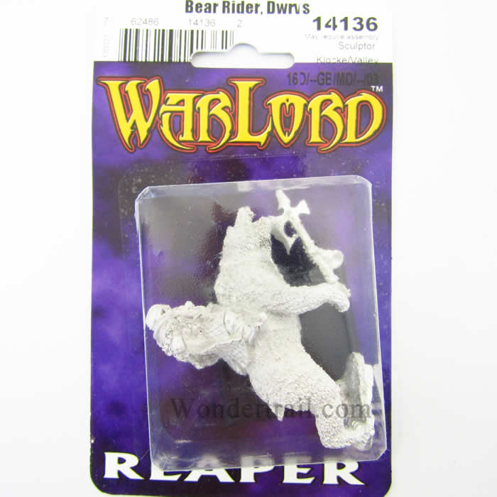 RPR14136 Thorvald-Dwarf Bear Rider Miniature 25mm Heroic Scale (ONLINE ORDER ONLY)