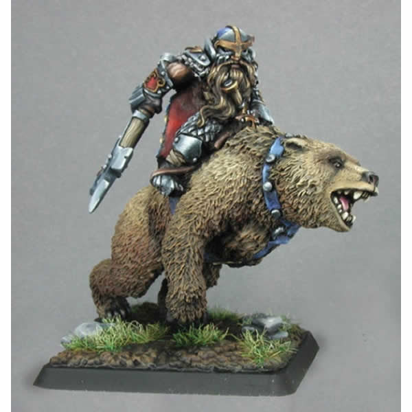 RPR14136 Thorvald-Dwarf Bear Rider Miniature 25mm Heroic Scale (ONLINE ORDER ONLY)