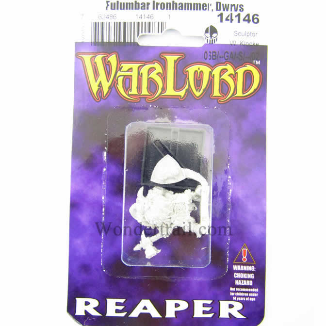 RPR14146 Fulumbar-Dwarf Captain Miniature 25mm Heroic Scale Warlord (ONLINE ORDER ONLY)