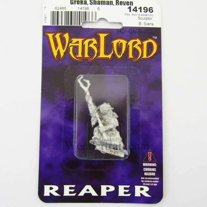 RPR14196 Greka Reven Solo Miniature 25mm Heroic Scale Warlord (ONLINE ORDER ONLY)