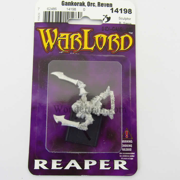 RPR14198 Gangorak Reven Hero Miniature 25mm Heroic Scale Warlord (ONLINE ORDER ONLY)