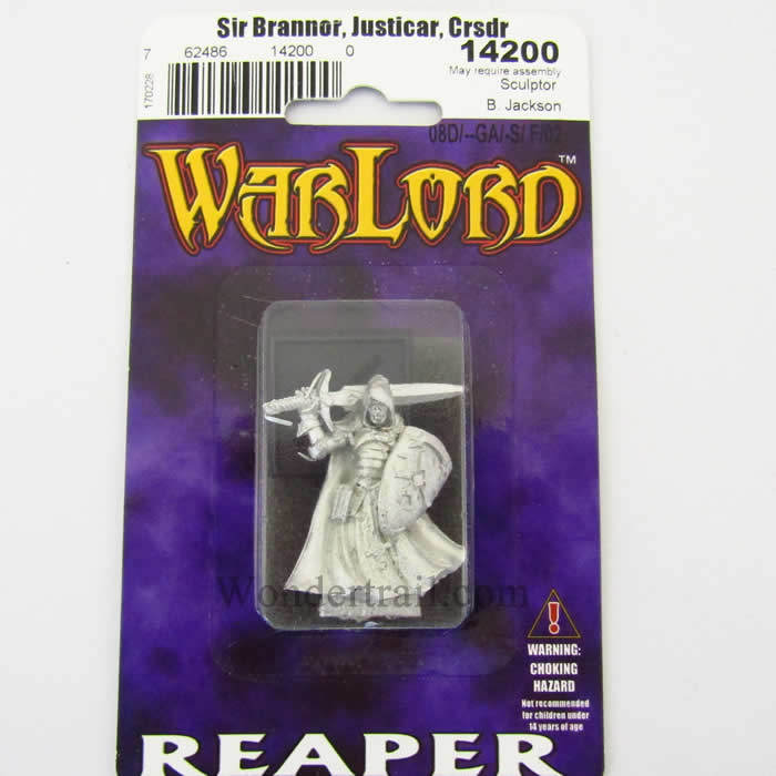RPR14200 Sir Brannor Crusaders Captain Miniature 25mm Heroic Scale (ONLINE ORDER ONLY)