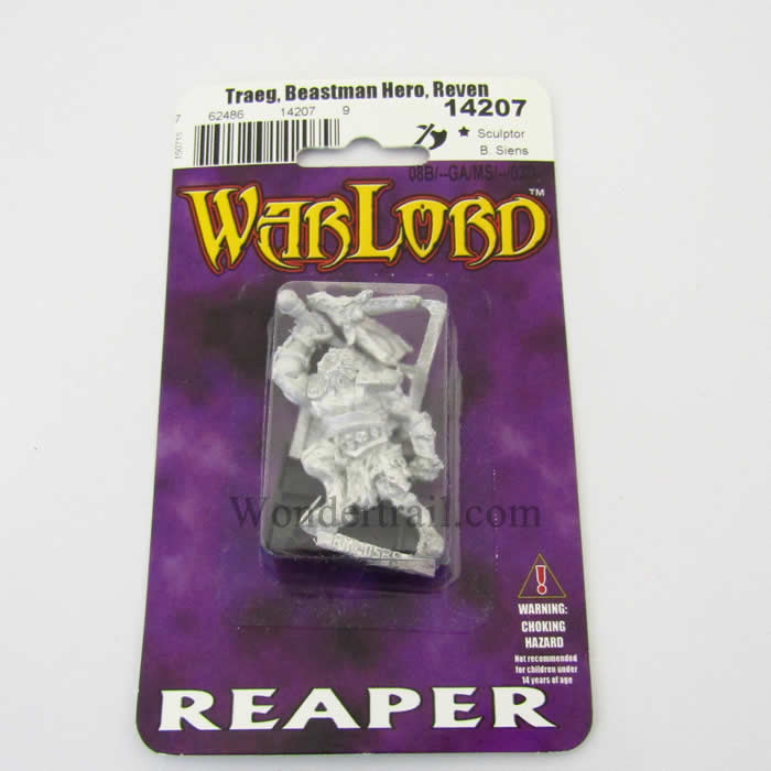 RPR14207 Traeg Reven Hero Miniature 25mm Heroic Scale Warlord (ONLINE ORDER ONLY)