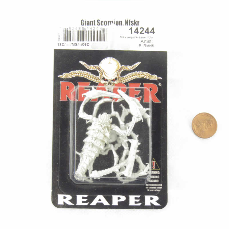 RPR14244 Giant Scorpion Nefsokar Monster Miniature 25mm Heroic Scale (ONLINE ORDER ONLY)