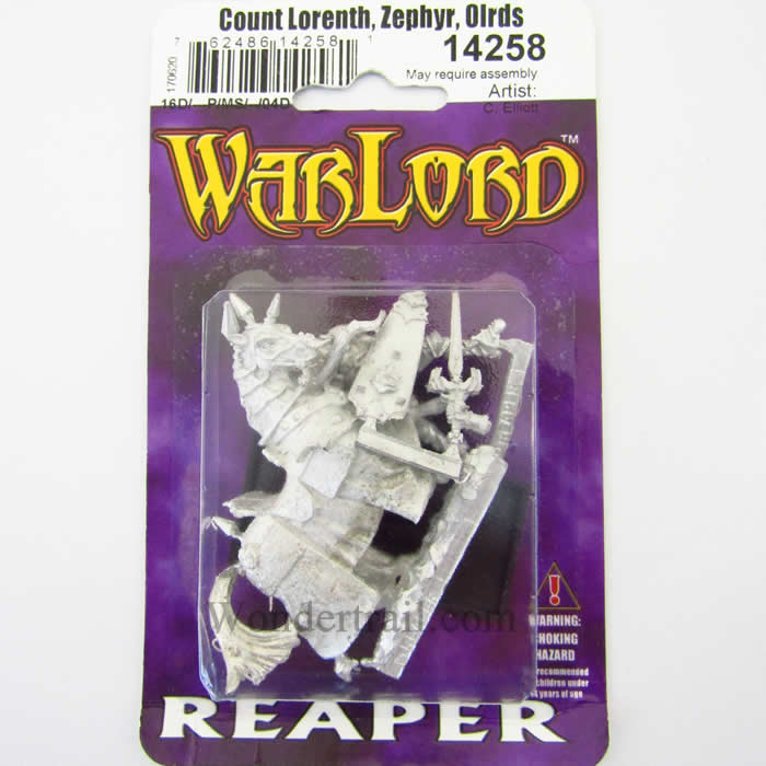 RPR14258 Count Lorenth Overlords Captain Miniature 25mm Heroic Scale (ONLINE ORDER ONLY)