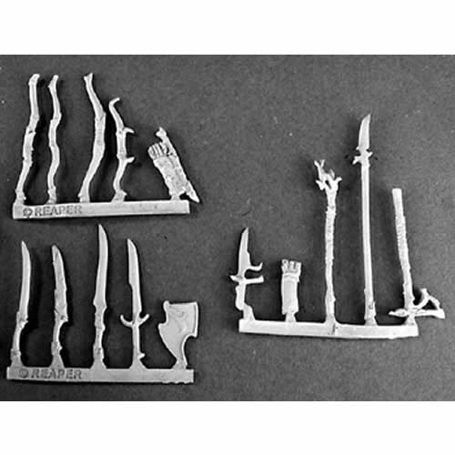 RPR14262 Elven Weapons Miniature 25mm Heroic Scale Warlord (ONLINE ORDER ONLY)
