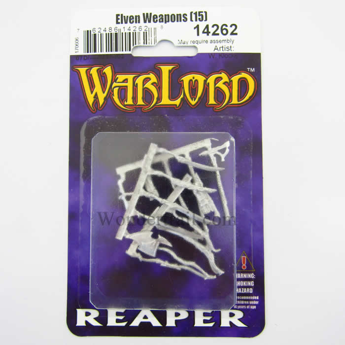 RPR14262 Elven Weapons Miniature 25mm Heroic Scale Warlord (ONLINE ORDER ONLY)