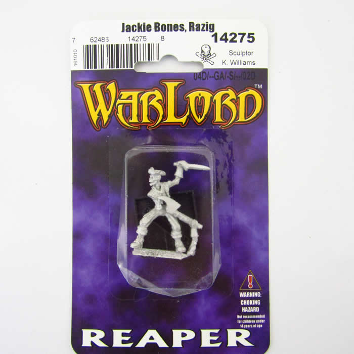 RPR14275 Jackie Razig Hero Miniature 25mm Heroic Scale Warlord (ONLINE ORDER ONLY)