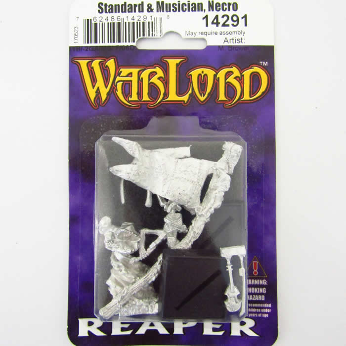 RPR14291 Standard And Musician Necropolis Miniature 25mm Heroic Scale (ONLINE ORDER ONLY)