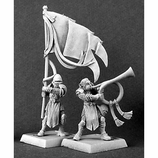 RPR14300 Standard And Musician Crusaders Miniature 25mm Heroic Scale (ONLINE ORDER ONLY)