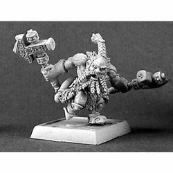 RPR14303 Logan Dwarf Warlord Miniature 25mm Heroic Scale Warlord (ONLINE ORDER ONLY)
