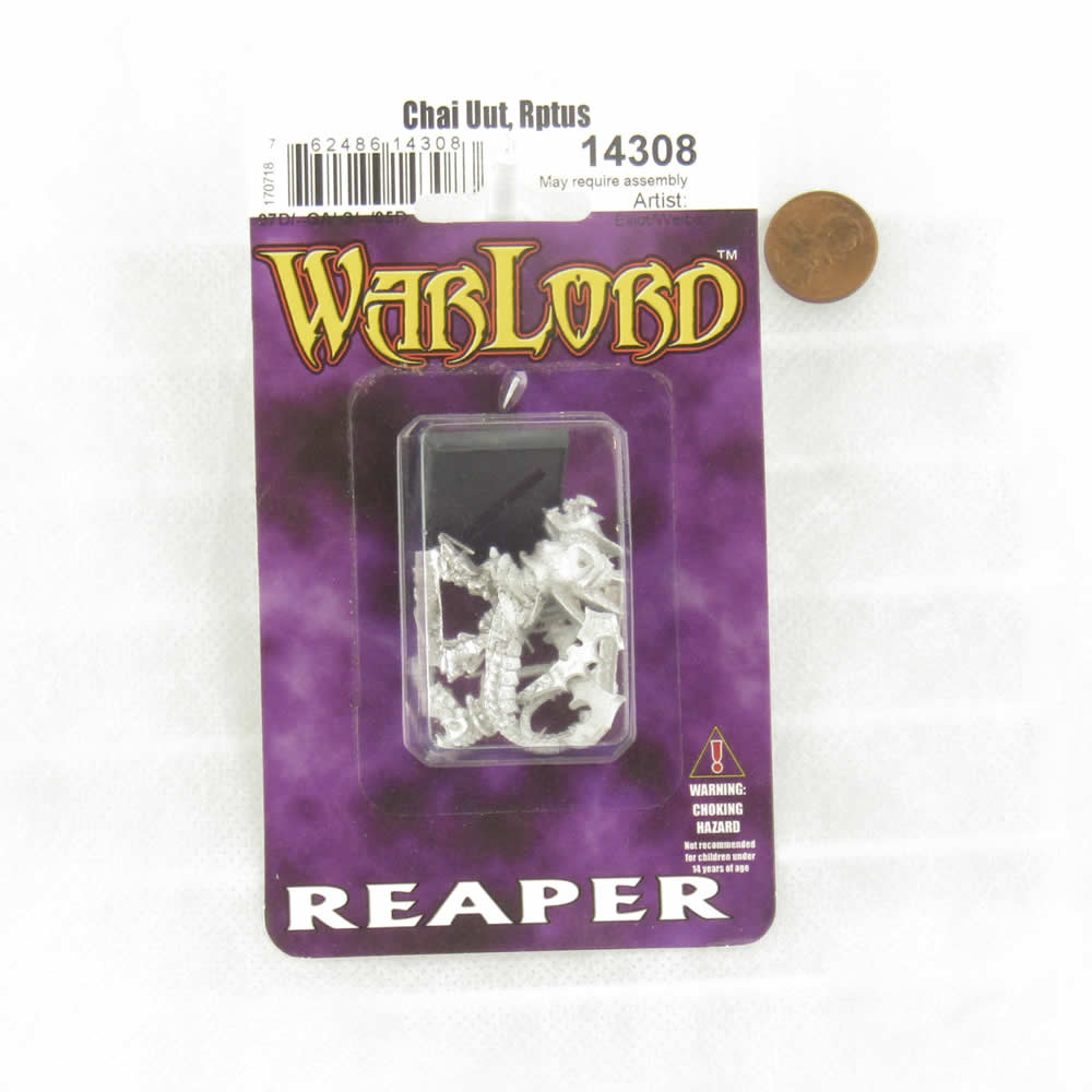 RPR14308 Chai-Uut Reptus Captain Miniature 25mm Heroic Scale Warlord (ONLINE ORDER ONLY)