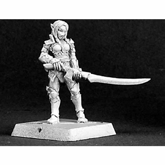 RPR14323 Flara Vale Swordsman Elf Grunt Miniature 25mm Heroic Scale (ONLINE ORDER ONLY)