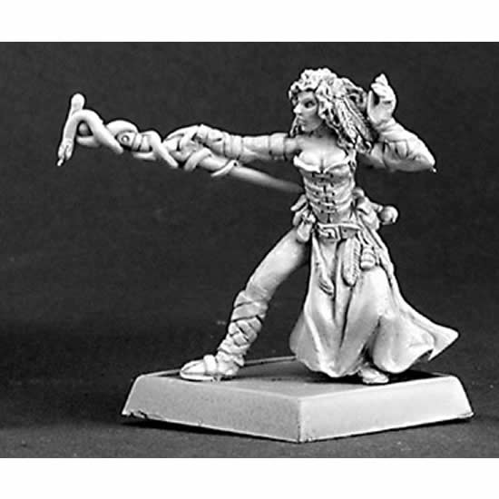 RPR14330 Gars Necka Mercenaries Sorceress Miniature 25mm Heroic Scale (ONLINE ORDER ONLY)