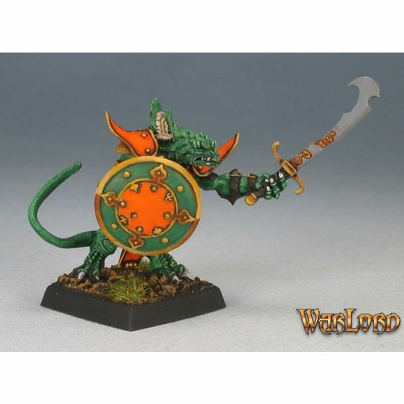 RPR14343 Sunan Reptus Warrior Miniature 25mm Heroic Scale Warlord (ONLINE ORDER ONLY)