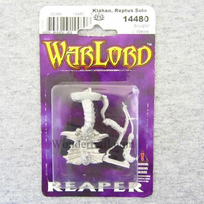 RPR14480 Klahan Venomspitter Miniature 25mm Heroic Scale Warlord (ONLINE ORDER ONLY)