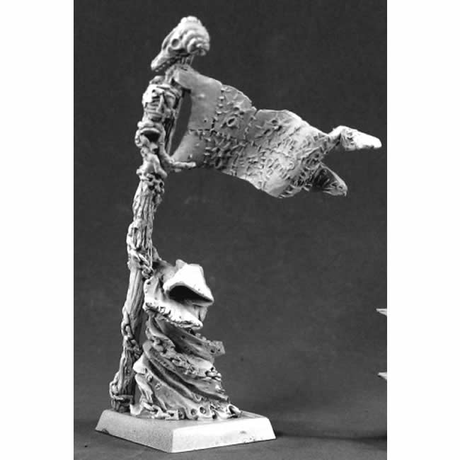 RPR14526 Necropolis Standard Bearer Miniature 25mm Heroic Scale (ONLINE ORDER ONLY)