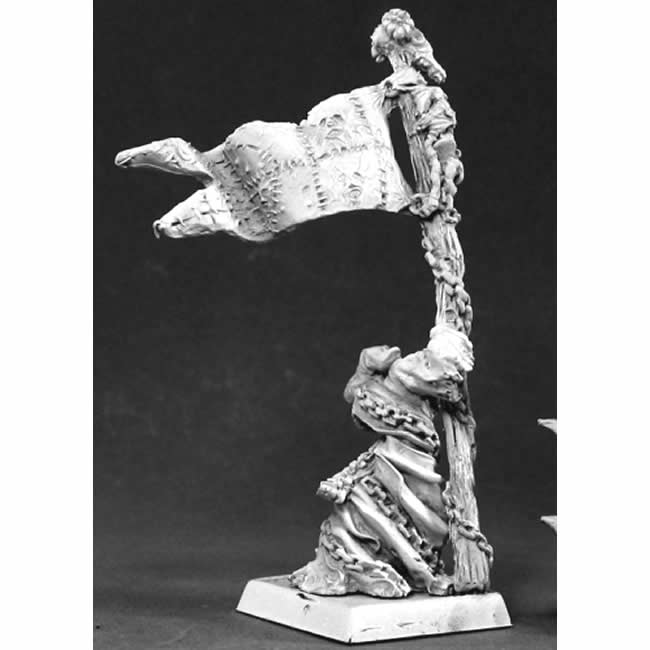 RPR14526 Necropolis Standard Bearer Miniature 25mm Heroic Scale (ONLINE ORDER ONLY)