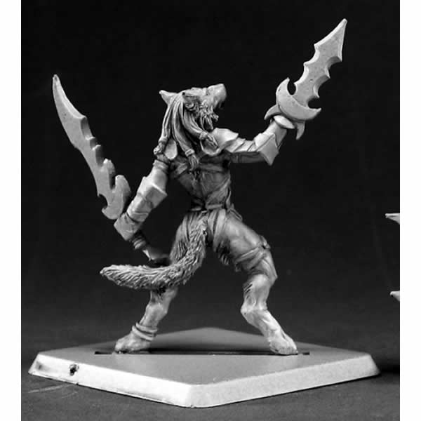 RPR14532 Aislinn Lupine Slayer Captain Miniature 25mm Heroic Scale (ONLINE ORDER ONLY)