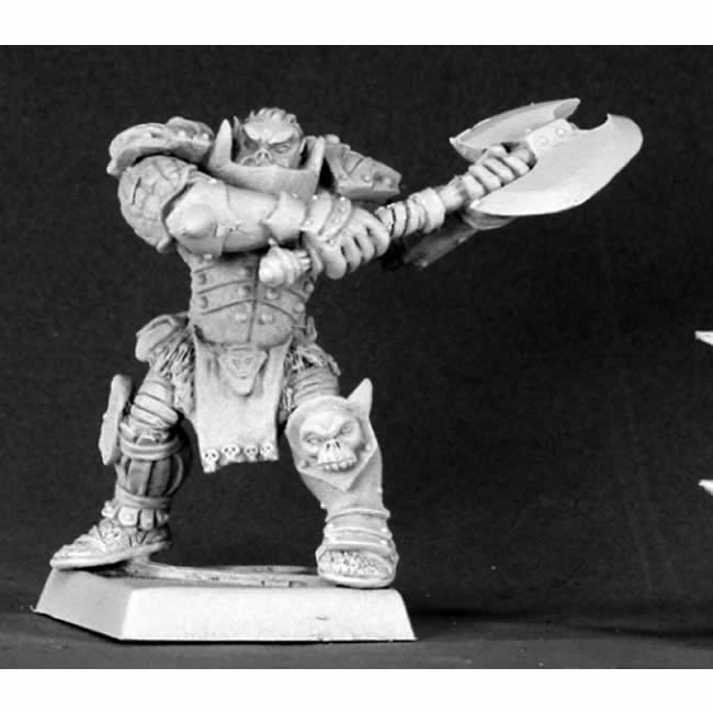 RPR14536 Varaug Black Orc Miniature 25mm Heroic Scale Warlord (ONLINE ORDER ONLY)