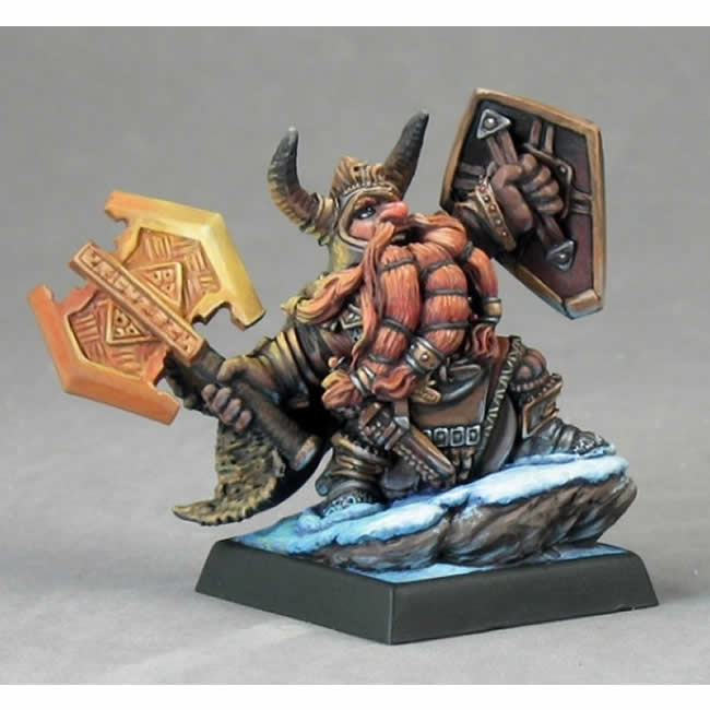 RPR14561 King Axehelm of Kragmarr Miniature 25mm Heroic Scale Warlord (ONLINE ORDER ONLY)