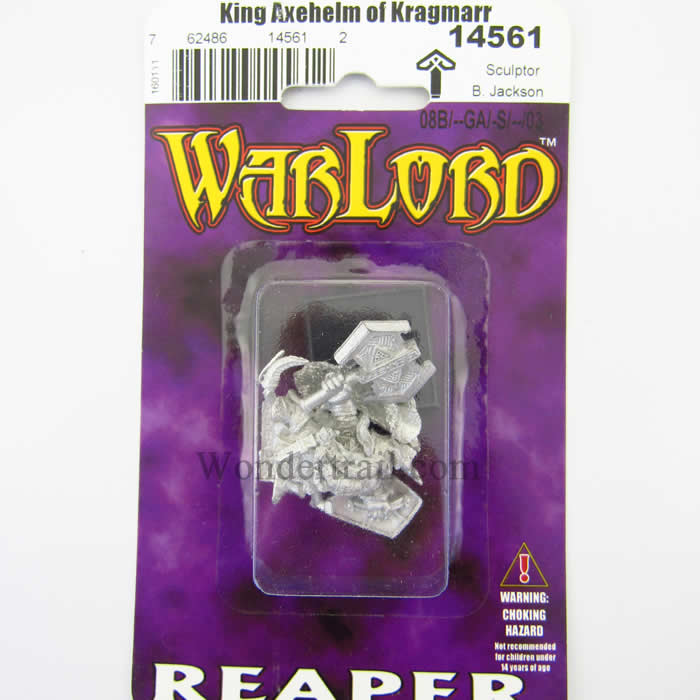 RPR14561 King Axehelm of Kragmarr Miniature 25mm Heroic Scale Warlord (ONLINE ORDER ONLY)