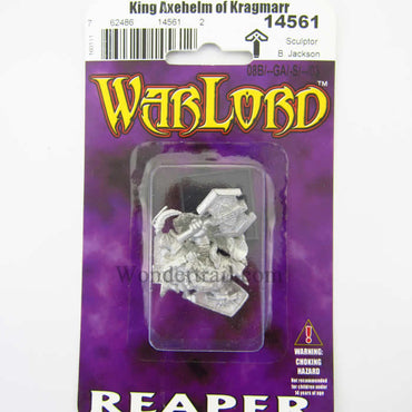 RPR14561 King Axehelm of Kragmarr Miniature 25mm Heroic Scale Warlord (ONLINE ORDER ONLY)