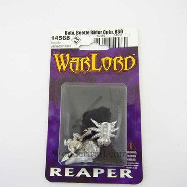 RPR14568 Bata Beetle Rider Captain Miniature 25mm Heroic Scale Warlord (ONLINE ORDER ONLY)