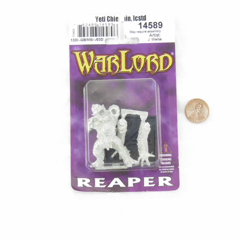 RPR14589 Yeti Chieftain Miniature 25mm Heroic Scale Figure Warlord (ONLINE ORDER ONLY)