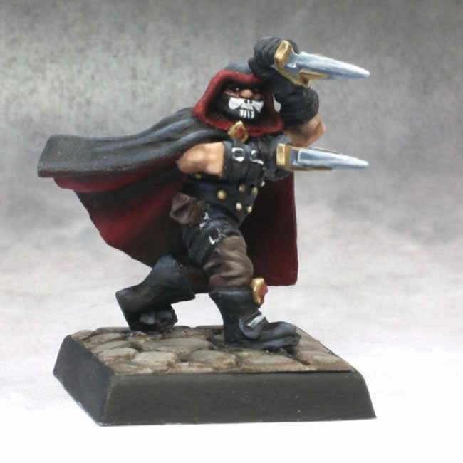 RPR14621 Grond the Dwarf Assassin Miniature 25mm Heroic Scale Warlord (ONLINE ORDER ONLY)