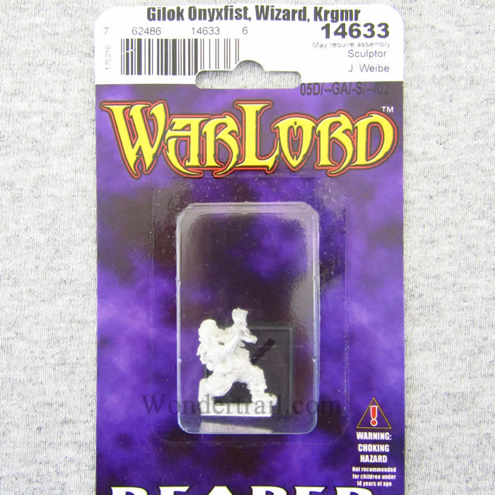 RPR14633 Warlord Gilok Onyxfist Dwarf Wizard Miniature 25mm Heroic Scale (ONLINE ORDER ONLY)