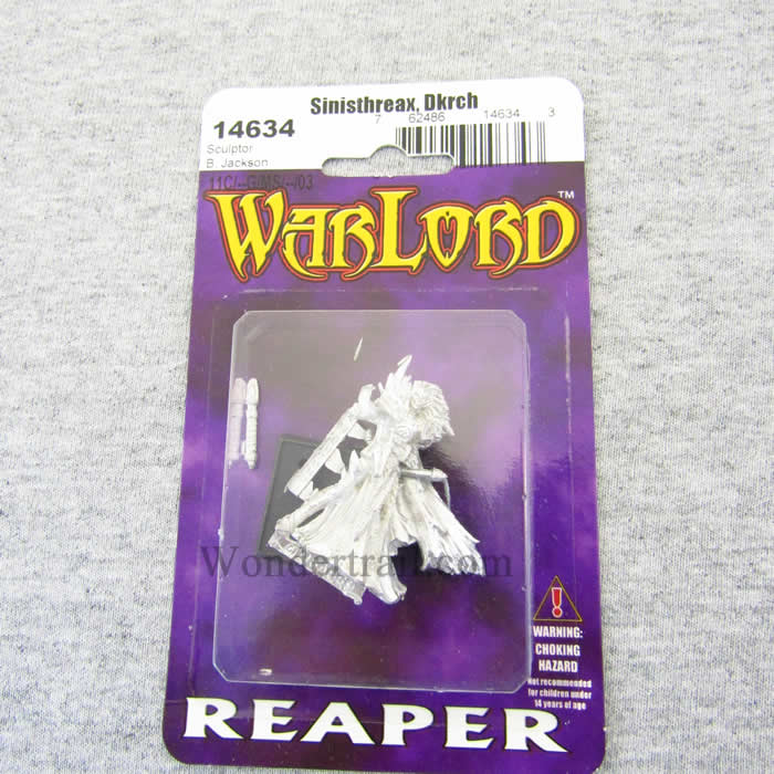 RPR14634 Sinisthreax Darkreach Miniature 25mm Heroic Scale Warlord (ONLINE ORDER ONLY)