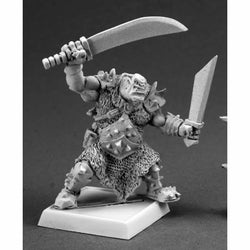 RPR14640 Black Orc Tundra Stalker Miniature 25mm Heroic Scale Warlord (ONLINE ORDER ONLY)
