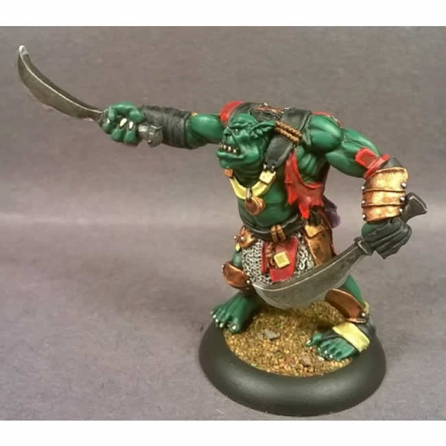 RPR14643 Black Orc Warbringer Miniature 25mm Heroic Scale Warlord (ONLINE ORDER ONLY)