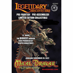 RPR20040 Maal Drakar Premium Pre-painted Miniature Reaper Miniature (ONLINE ORDER ONLY)