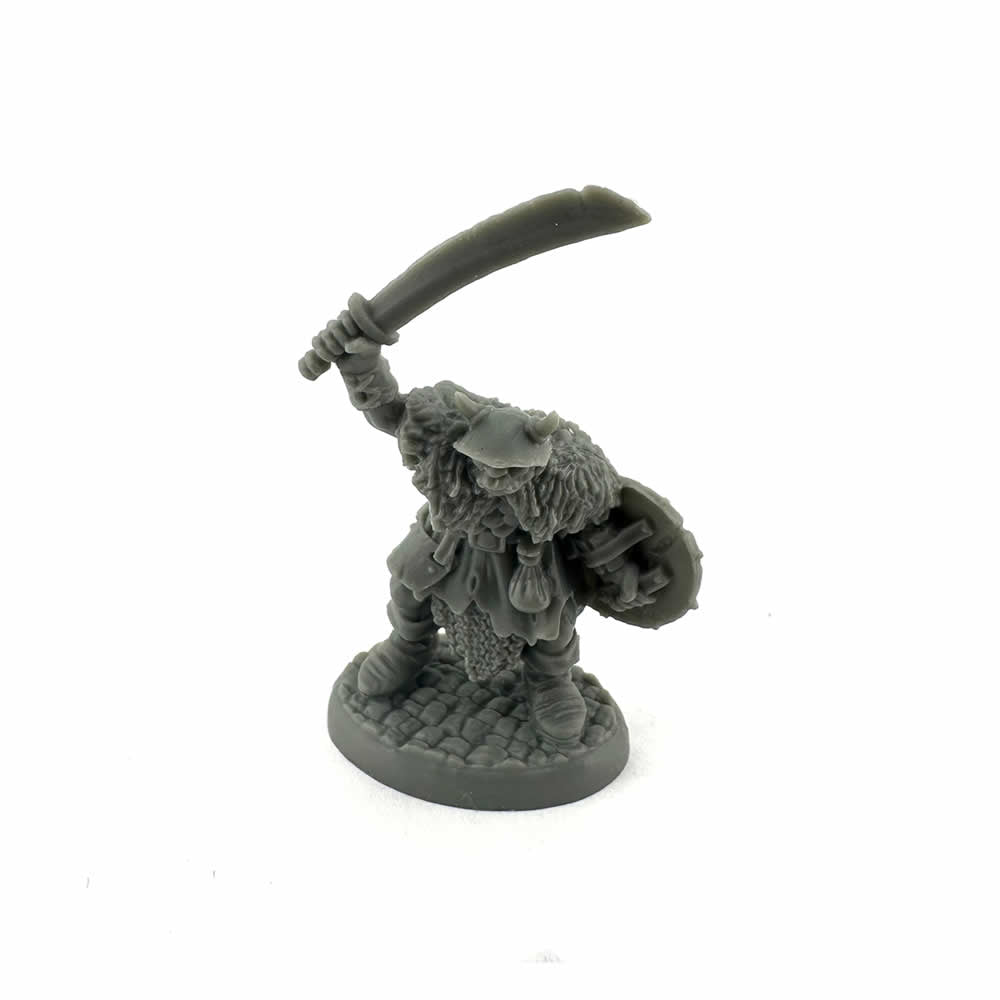 RPR20317 Orc Warrior with Sword Miniature 25mm Heroic Scale Figure Bones Black (ONLINE ORDER ONLY)