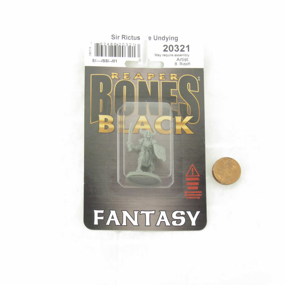 RPR20321 Sir Rictus the Undying Miniature 25mm Heroic Scale Figure Bones Black (ONLINE ORDER ONLY)